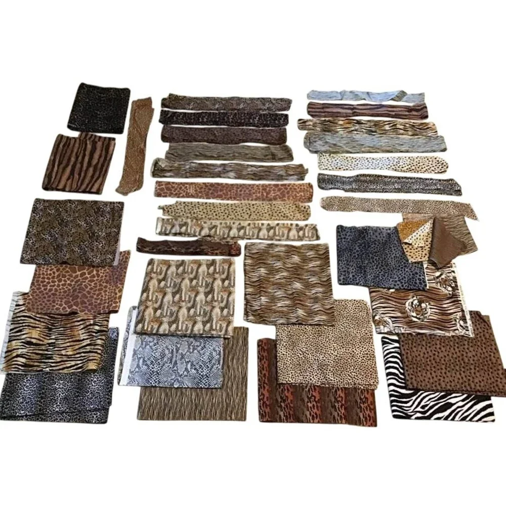 Wild African Animals Skin Print Quilt Fabric Debbie Mumm Timeless Lot Tiger Cats